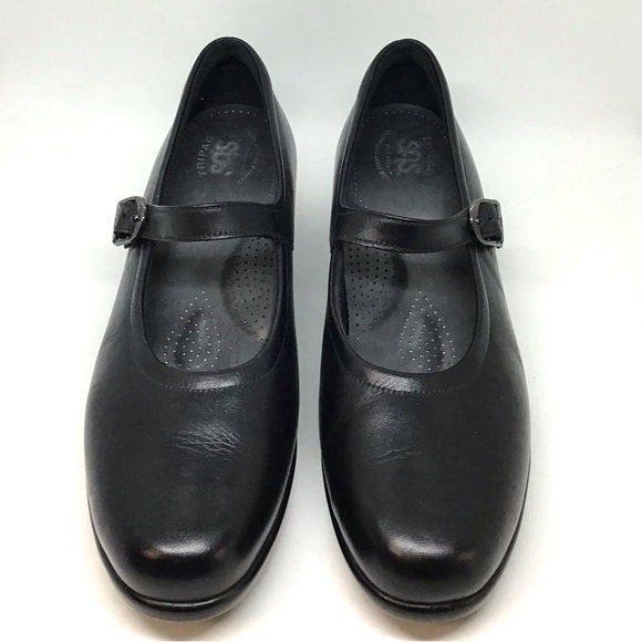 SAS Women’s Black Leather Maria Mary Jane Size 10N - Picture 2 of 6